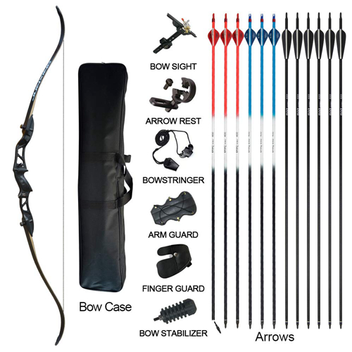 Tongtu Takedown Recurve Bow and Arrow for Adults Kit.best hunting bows
