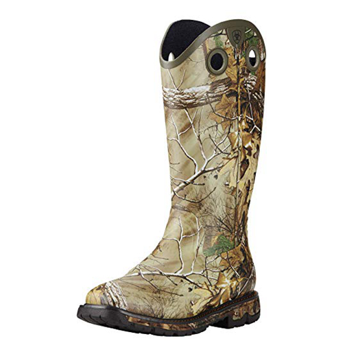 Ariat Men's Conquest Rubber Buckaroo Hunting Boot.best hunting boots